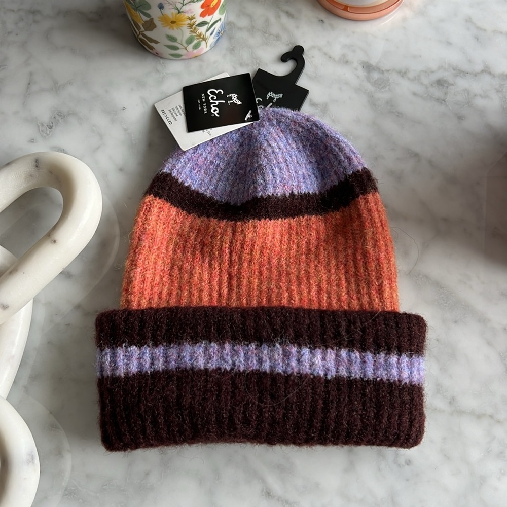 NWT Echo New York Beanie one size